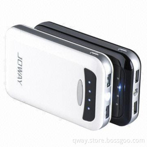 11,000mAh High-capacity Emergency Mobile Charger with 2A Quick Charge and Discharge